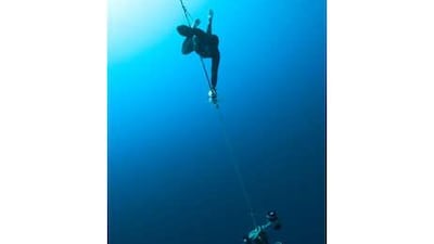 UAE freediving champion Adel Abu Haliqa took up the sport just four years ago.