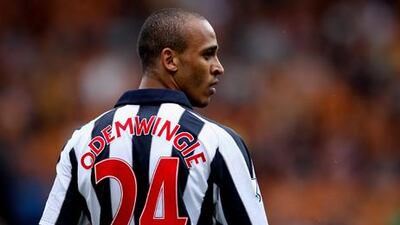 West Bromwich Albion forward Peter Odemwingie.
