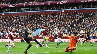 ASTON VILLA RATINGS: Emiliano Martinez - 5, Made some brilliant claims but his match will be remembered for Jorginho’s strike going in off his head after hitting the crossbar. Reuters