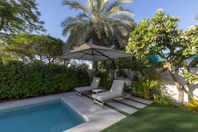 The swimming pool in the property. Antonie Robertson/The National