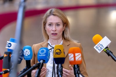 Kaja Kallas has criticised the absence of EU officials from talks between the US and Ukraine. Getty Images
