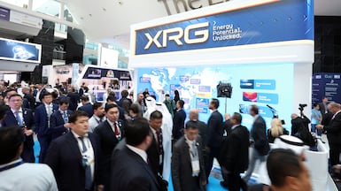 Adnoc unit XRG signed the agreement at Adipec in Abu Dhabi. Chris Whiteoak / The National
