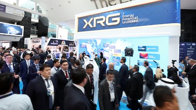 Adnoc unit XRG signed the agreement at Adipec in Abu Dhabi. Chris Whiteoak / The National