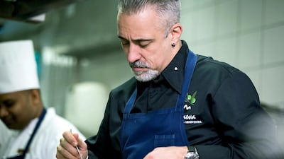 Chef Sergi Arola. He's opening a restaurant in Abu Dhabi called P&C by Sergi Arola. Courtesy Shangri-La Qaryat Al Beri Abu Dhabi