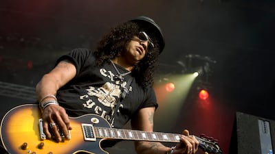 Collectors pay good money to have a guitar that looks like it's been on tour with Guns N' Roses guitarist Slash. Photo: Redferns