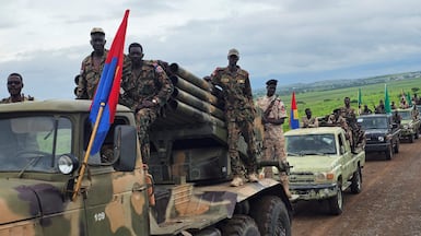 Sudanese Armed Forces (SAF) soldiers in the streets of eastern city of Gedaref. AFP