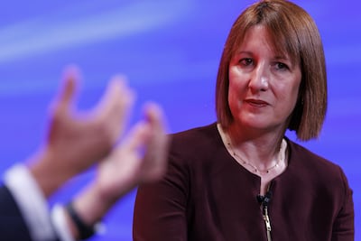 Rachel Reeves, UK Chancellor of the Exchequer, during the International Investment Summit at the Guildhall in London. Bloomberg