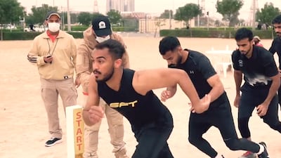 The police teams competed in five different disciplines teams: tactical, attack, rescue, tower and obstacle exercises. Photo: @moiuae via Twitter