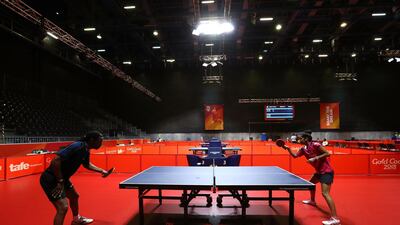 File photo of a table tennis match ahead of the 2018 Commonwealth Games. Getty Images