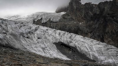 The plane was found on a Swiss glacier more than five decades after the crash. AFP