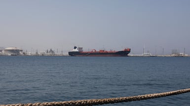An oil tanker at the Port of Fujairah. Pipeline exports have offset lower volumes through the hotly disputed Strait of Hormuz. Reuters