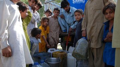 The UAE spent Dh1 billion between 2009 and last year on water projects around the world, such as the one in Pakistan. Wam