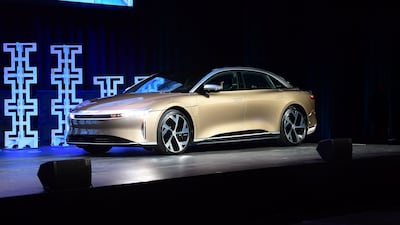 Vehicles from the new plant will initially be for the market in Saudi Arabia, but Lucid plans to export finished cars to other global markets. AFP