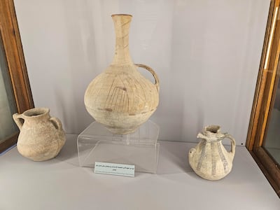 Pottery on display. Katy Gillett for The National