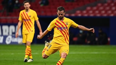 Miralem Pjanic 6 – Started well and looked assured alongside De Jong. He was always looking for the probing pass in and around the Atletico area. AFP
