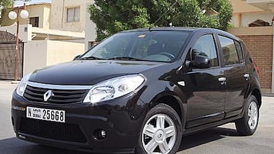 The Renault Sandero would make a good first car. Ravindrathan K / The National