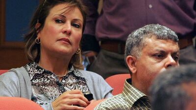 Salwa Bugaighis, a Libyan lawyer and human rights activist, played an active part in Libya's 2011 revolution, which overthrew the regime of Muammer Qaddafi. Abdullah Doma / AFP / May 1, 2011