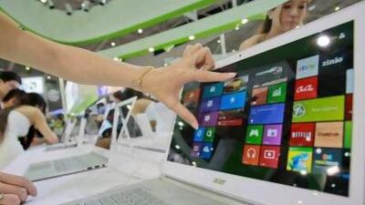 The Acer Aspire S7 Series is available in the UAE now for Dh5,499. Maurice Tsai/Bloomberg