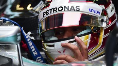 Lewis Hamilton insists he will not be racing into his 40s like Michael Schumacher. Ronaldo Schemidt / AFP