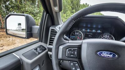 The dash displays are clear and concise. Leslie Pableo for The National