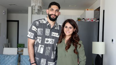 The couple bought their property off-plan and it came fully furnished