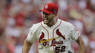 St Louis rookie Michael Wacha won his second straight post-season start on Saturday to put the Cardinals up 2-0 in the NLCS. Jeff Roberson / AP