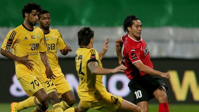 Luis Antonio Jimenez, right, and Al Alhi will try to avoid a trap game at Ajman on Thursday night. Francois Nel / Getty Images