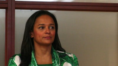 Isabel dos Santos, the daughter of former Angolan President Jose Eduardo dos Santos, speaks to journalists before being sworn in as chief executive of state oil firm Sonangol in Luanda, Angola, June 6, 2016. REUTERS/Ed Cropley/File Photo