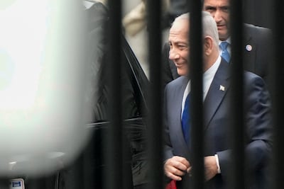 Israeli Prime Minister Benjamin Netanyahu arriving at the White House. Reuters