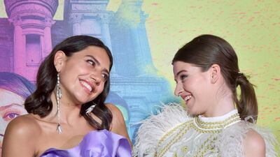 (L-R) Salma Malhas and Aysha Shahaltough attend World Premiere of Netflix Original series "Jinn" at Bisharat Golf Club in Amman, Jordan. Getty Images