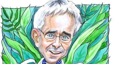 Illustration of Peter Sands. Christopher Burke for The National