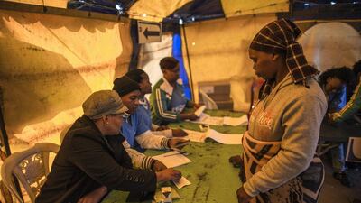 Polls opened in South Africa’s fifth all-race elections today, with up to 25 million citizens — including a “born free” generation electing a government for the first time — expected to cast their ballots. Marco Longari / AFP