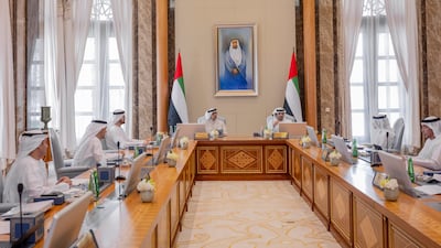 The committee also reviewed the federal government's financial position for the fiscal year 2024. Photo: UAE Presidential Court