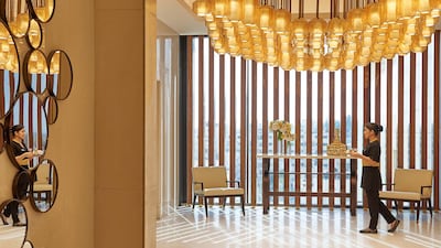 The Spa reception. Courtesy Fairmont Amman