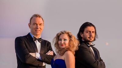 Opera Pop: Wim Hoste, Guzel Teymoor and Muratti. Courtesy Opera Pop