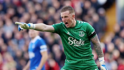 EVERTON RATINGS Spilled first save when Mac Allister struck a long-range drive in 33rd minute but no attacker close Produced one magnificent one-handed save to deny Elliott a minute from time. Getty