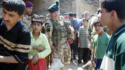 Col Tim Collins, then commander of the 1st Battalion Royal Irish Regiment in Al Amara. PA Images