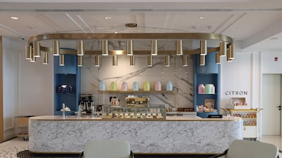 Citron lobby lounge is modern and elegant