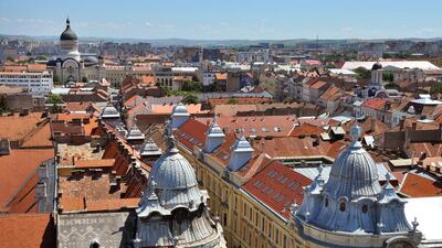The rooftops of Cluj-Napoca, the largest city in Transylvania and the second-largest in Romania. Dan Tautan / Visit Cluj