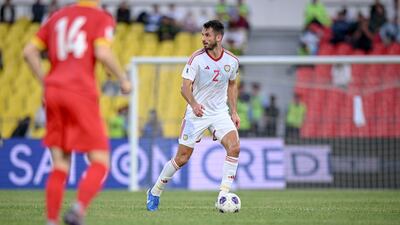 UAE defender Sasa Ivkovic. Picture: X/UAE FA