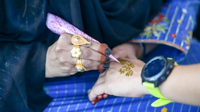 Sixteen countries, including the UAE and Saudi Arabia, submitted proposals for henna to be added to the list. Khushnum Bhandari / The National