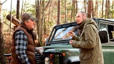 Robert De Niro and John Travolta in the strictly average Killing Season. Courtesy of Millennium Films