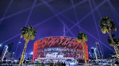 Coca-Cola Arena is located in Dubai's City Walk district. Coca-Cola Arena