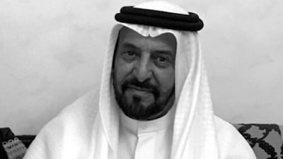 Suhail bin Mubarak Al Ketbi died in London on Sunday. Courtesy Sheikh Mohamed bin Zayed Twitter