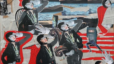 Artwork by Noor Bahjat for The Noor Bahjat: Young Artist in Residency Graduation Exhibition. Courtesy Ayyam Gallery