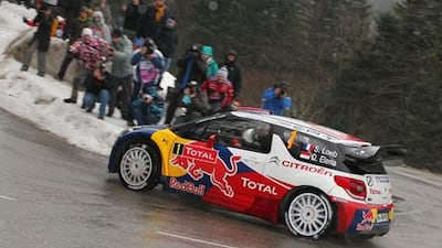 Sebastien Loeb and his Citroen are off to a good start in defence of his 2011 World Rally Championship title by taking the season opener of the 2012 season at Monte Carlo.