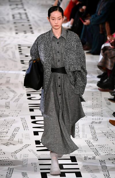 Stella McCartney autumn / winter 2019 at Paris Fashion Week. AFP