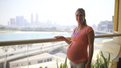 Sandy Rubin has lived at the Shoreline apartments on the Palm Jumeirah for three years and said the development keeps expanding and making life better for residents. Sarah Dea / The National