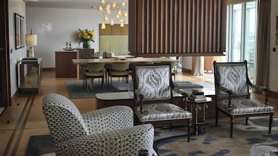 The dining room. Shafi Musaddique / The National