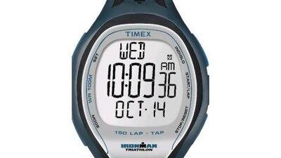 Timex Sleek Ironman 150-lap watch.